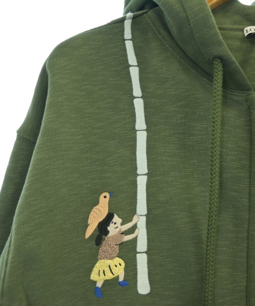 LOEWE（ロエベ）パーカー 緑 サイズ:XS メンズ/2200623754276