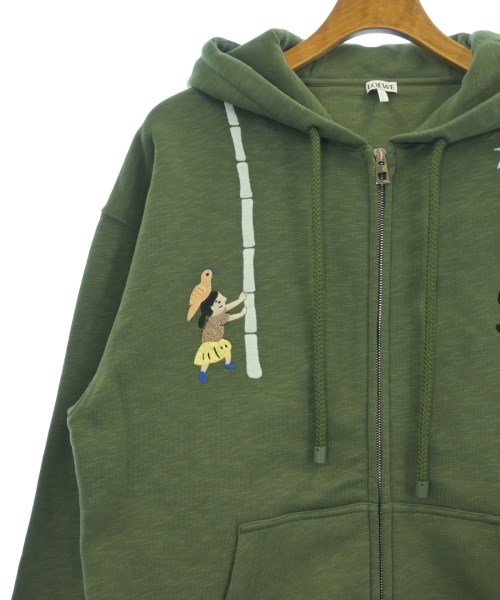 LOEWE（ロエベ）パーカー 緑 サイズ:XS メンズ/2200623754276