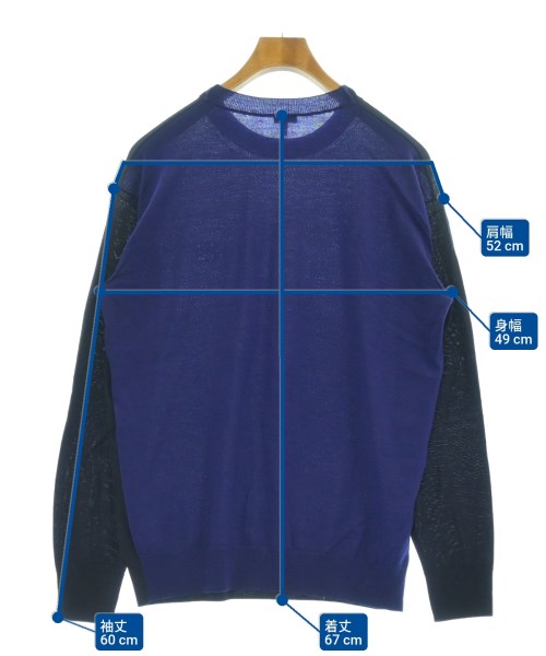 LOEWE（ロエベ）Tシャツ・カットソー 紺 サイズ:M メンズ/2200631767107