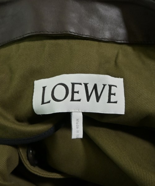 LOEWE（ロエベ）トレンチコート カーキ サイズ:46(M位) メンズ/2200633146023