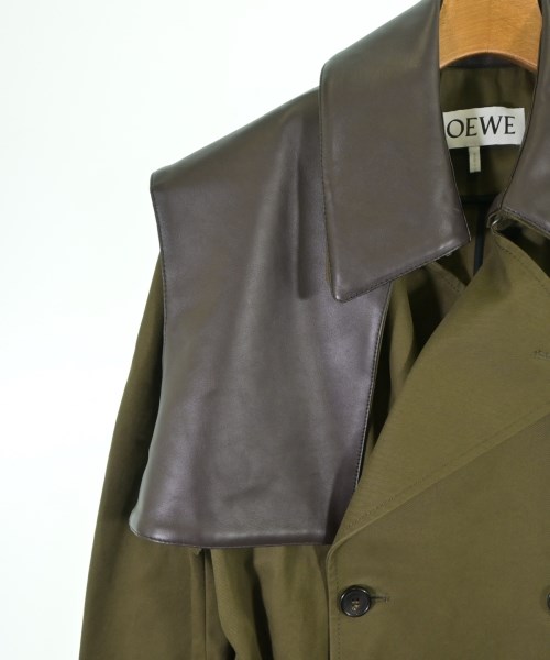 LOEWE（ロエベ）トレンチコート カーキ サイズ:46(M位) メンズ/2200633146023