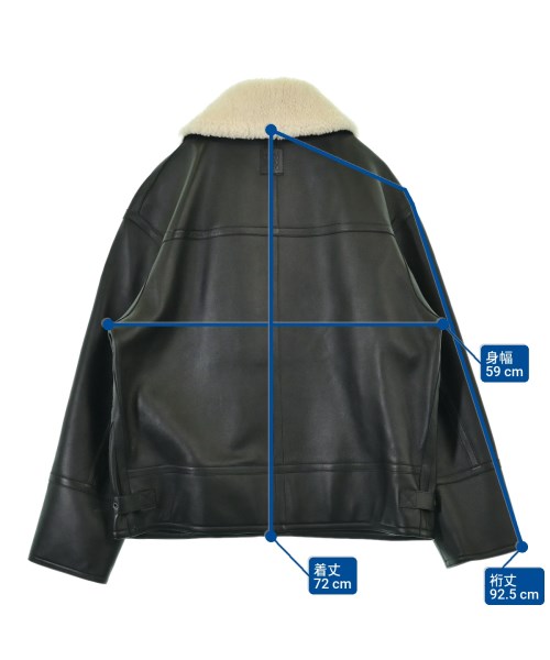 LOEWE（ロエベ）ライダース 黒 サイズ:48(L位) メンズ/2200633214012