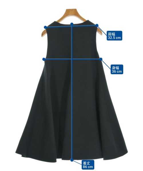 LOEWE（ロエベ）ワンピース 黒 サイズ:34(XXS位) レディース/2200633079246