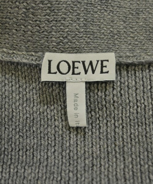 LOEWE（ロエベ）カーディガン グレー サイズ:M レディース/2200633380014