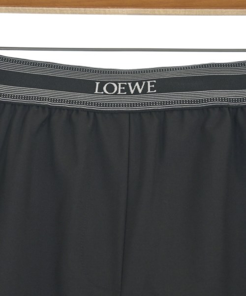 LOEWE（ロエベ）クロップドパンツ 黒 サイズ:S レディース/2200617605072