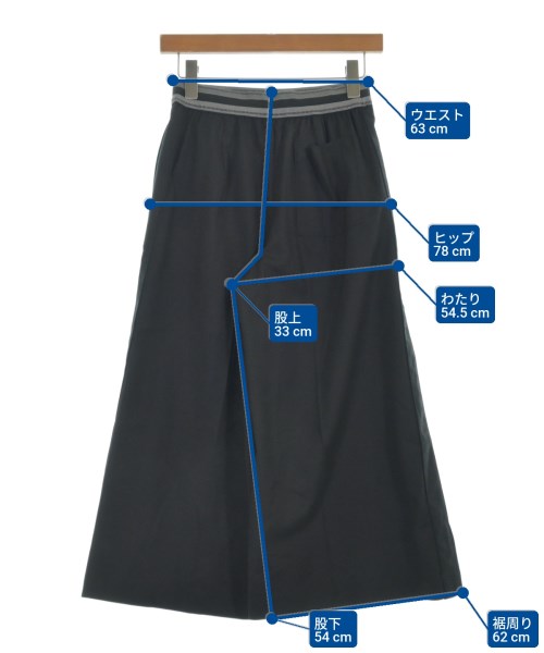 LOEWE（ロエベ）クロップドパンツ 黒 サイズ:S レディース/2200617605072