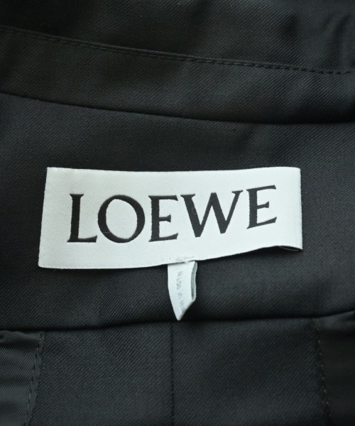LOEWE（ロエベ）テーラードジャケット 黒 サイズ:34(XXS位) レディース/2200632727018