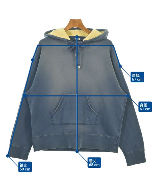 LOEWE（ロエベ）パーカー 青 サイズ:L メンズ/2200633707026