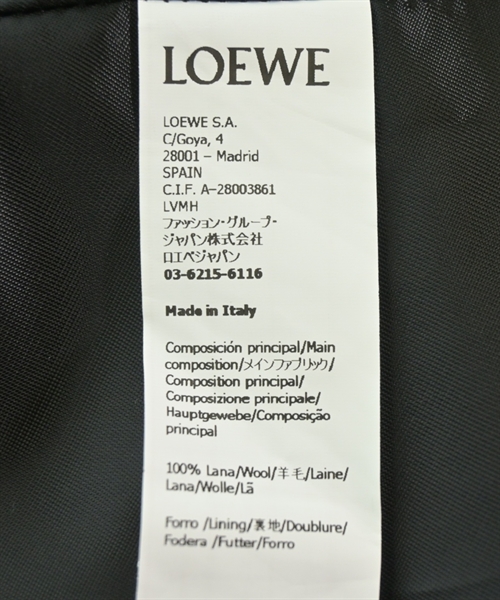 LOEWE（ロエベ）ジャケット グレー サイズ:34(XXS位) レディース/2200607856422