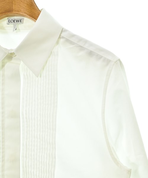 LOEWE（ロエベ）カジュアルシャツ 白 サイズ:34(XXS位) レディース/2200610707148