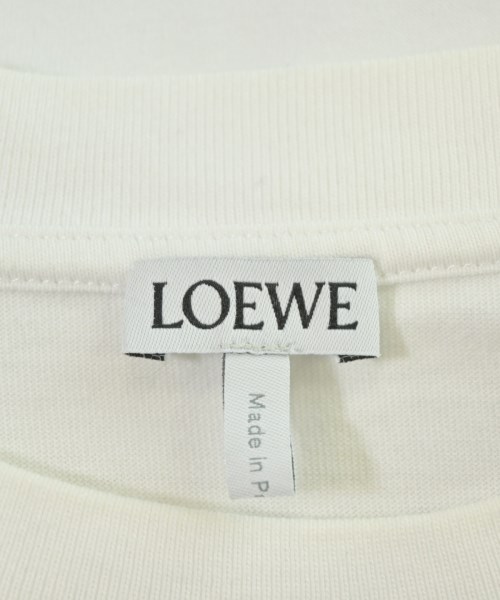 LOEWE（ロエベ）Tシャツ・カットソー 白 サイズ:S レディース/2200611323019