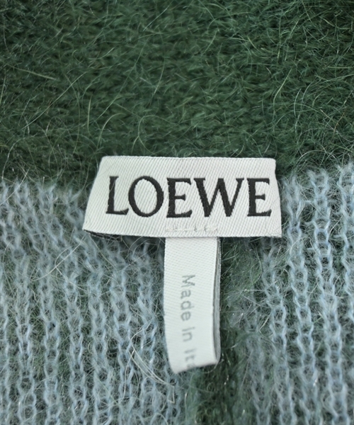 LOEWE（ロエベ）カーディガン 緑 サイズ:XS レディース/2200610146022
