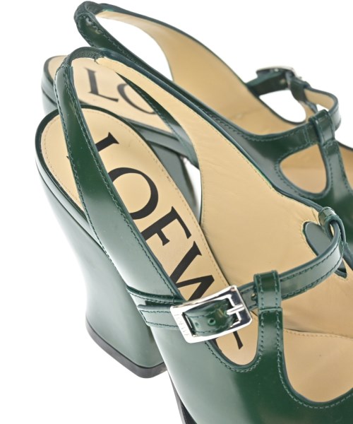LOEWE（ロエベ）パンプス 緑 サイズ:EU36(22.5cm位) レディース/2200613082013