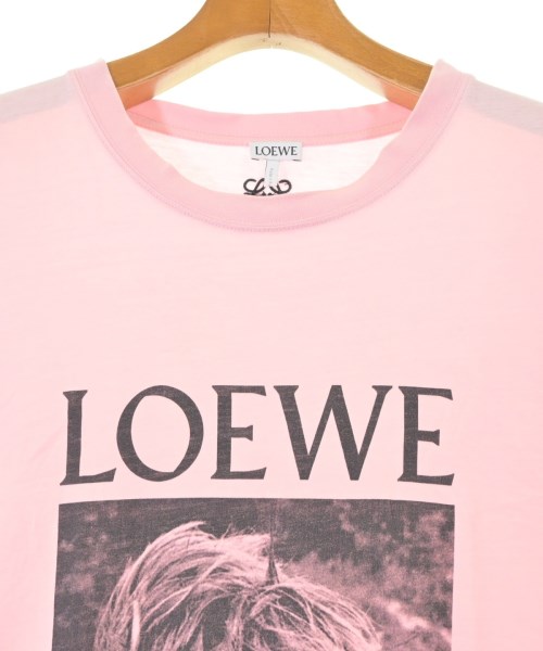LOEWE（ロエベ）Tシャツ・カットソー ピンク サイズ:M メンズ/2200614882018