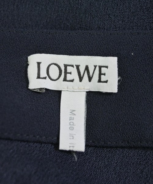 LOEWE（ロエベ）ロング・マキシ丈スカート 紺 サイズ:32(XXS位) レディース/2200615499208