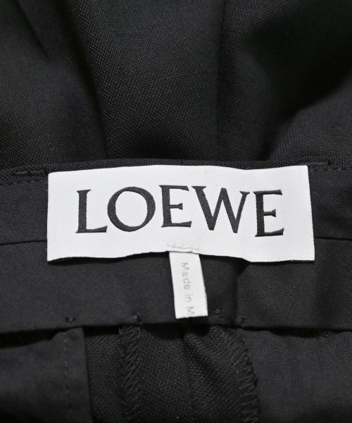 LOEWE（ロエベ）スラックス 黒 サイズ:34(XXS位) レディース/2200616273029