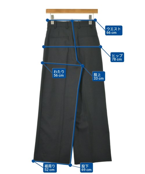 LOEWE（ロエベ）スラックス 黒 サイズ:34(XXS位) レディース/2200616273029