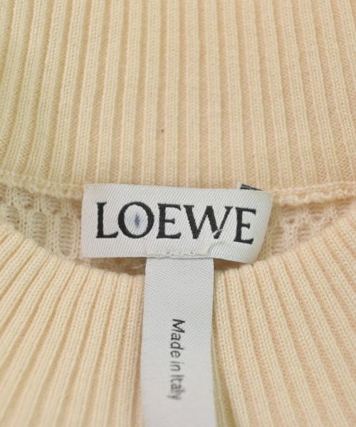 LOEWE（ロエベ）ニット・セーター 白 サイズ:S レディース/2200609289013