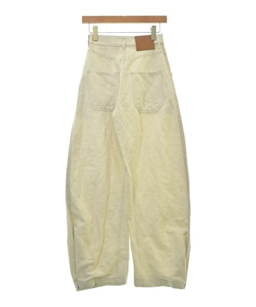 LOEWE（ロエベ）デニムパンツ ベージュ サイズ:34(XXS位) レディース/2200616847169