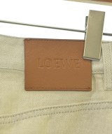LOEWE（ロエベ）デニムパンツ ベージュ サイズ:34(XXS位) レディース/2200616847169