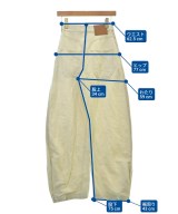 LOEWE（ロエベ）デニムパンツ ベージュ サイズ:34(XXS位) レディース/2200616847169