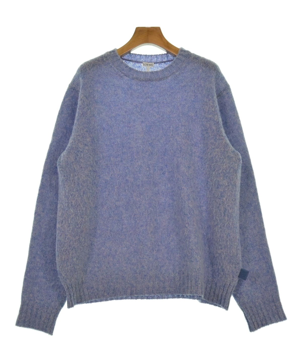 LOEWE ロエベ　ハイゲージニットセーター LOEWE（ロエベ）ニット・セーター 紫 サイズ:M レディース