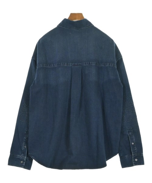 LOEWE（ロエベ）カジュアルシャツ 紺 サイズ:46(M位) メンズ/2200619325220