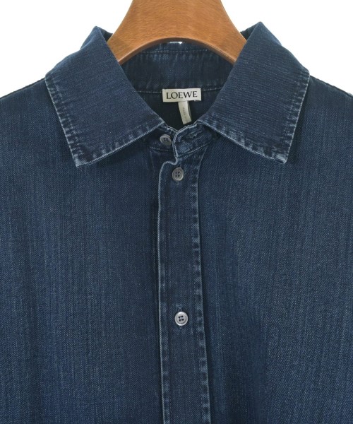 LOEWE（ロエベ）カジュアルシャツ 紺 サイズ:46(M位) メンズ/2200619325220