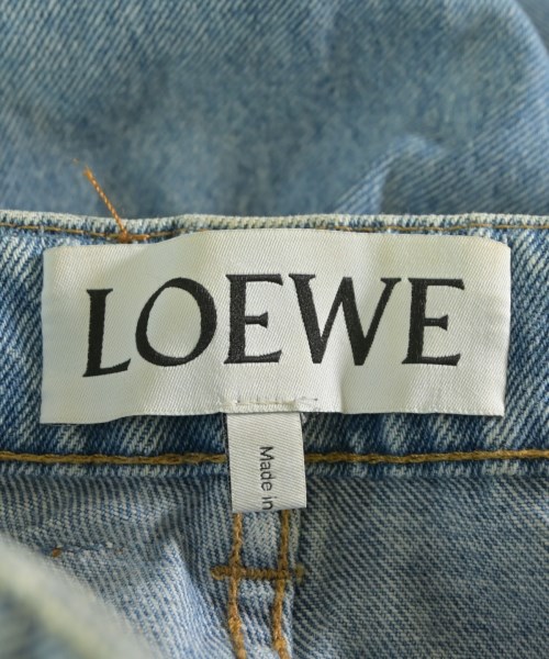 LOEWE（ロエベ）デニムパンツ 青 サイズ:36(XS位) レディース/2200619764142