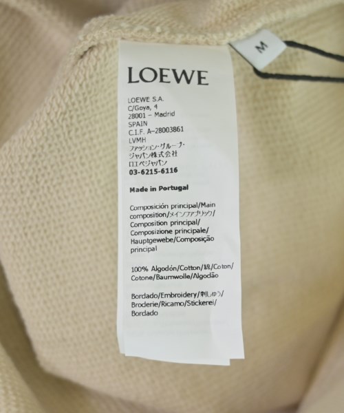 LOEWE（ロエベ）スウェット ベージュ サイズ:M レディース/2200620814195