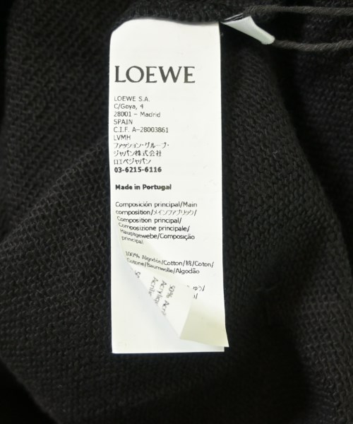 LOEWE（ロエベ）スウェット 黒 サイズ:S メンズ/2200620814218