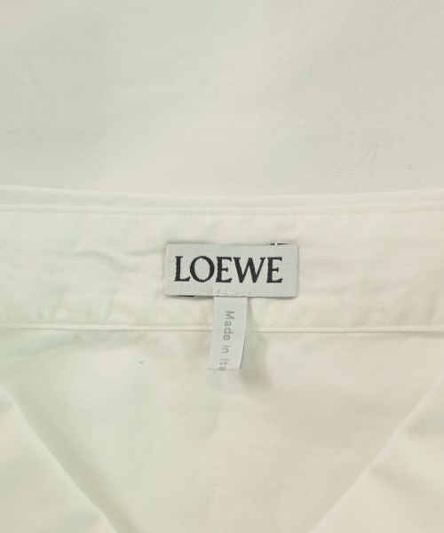 LOEWE（ロエベ）カジュアルシャツ 白 サイズ:37(XS位) メンズ/2200620814225
