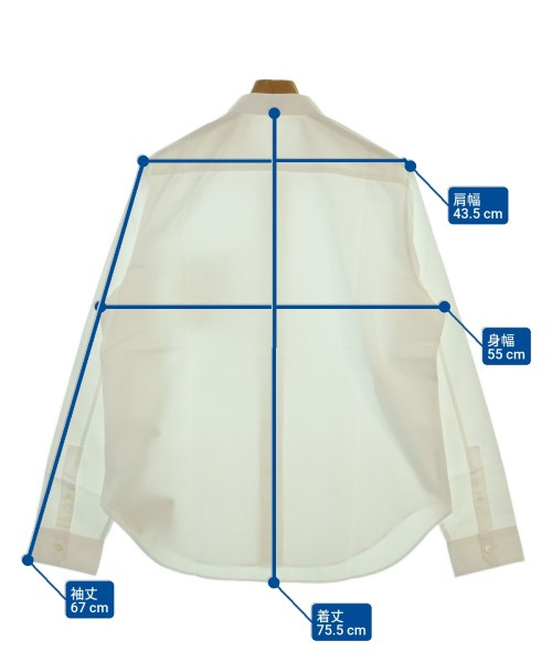 LOEWE（ロエベ）カジュアルシャツ 白 サイズ:37(XS位) メンズ/2200620814225