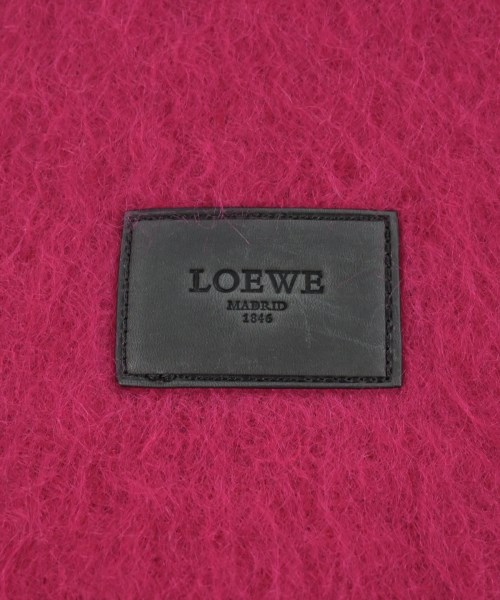 LOEWE（ロエベ）マフラー ピンク サイズ:- レディース/2200620856034