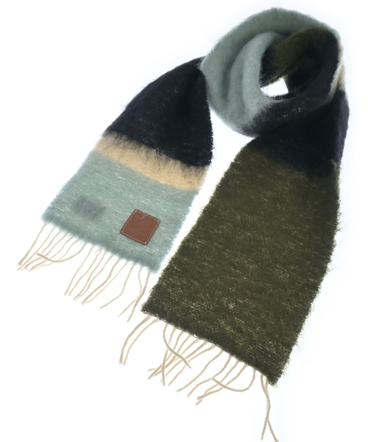 LOEWE 黒 マフラー 楽天市場】ロエベ LOEWE レディース メンズ マフラー FSA6SS1X05