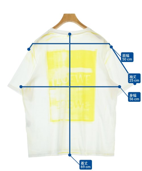 LOEWE（ロエベ）Tシャツ・カットソー 白 サイズ:M メンズ/2200673485021