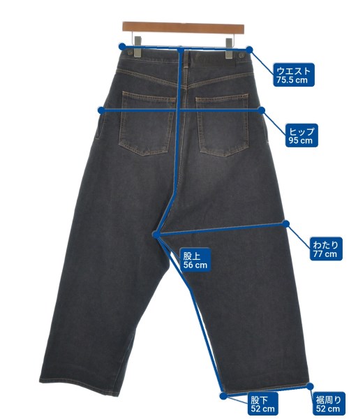 LOEWE（ロエベ）デニムパンツ 黒 サイズ:46(M位) メンズ/2200674282018