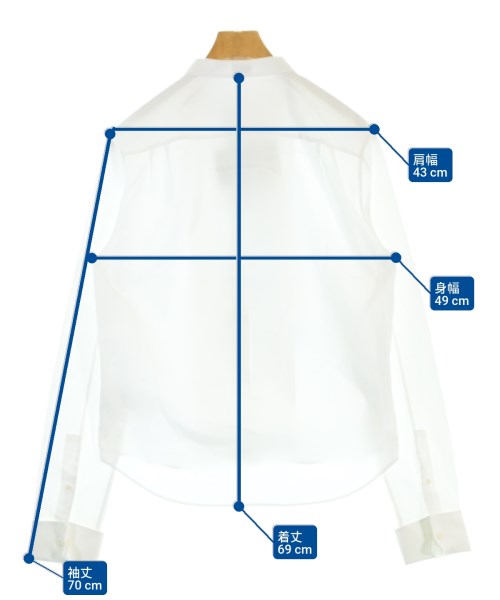 LOEWE（ロエベ）カジュアルシャツ 白 サイズ:39(M位) メンズ/2200675205016