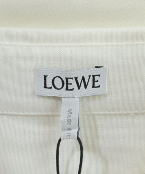 LOEWE（ロエベ）カジュアルシャツ 白 サイズ:38(S位) メンズ/2200675205023