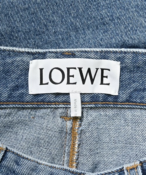 LOEWE（ロエベ）デニムパンツ 青 サイズ:36(XS位) レディース/2200651570060