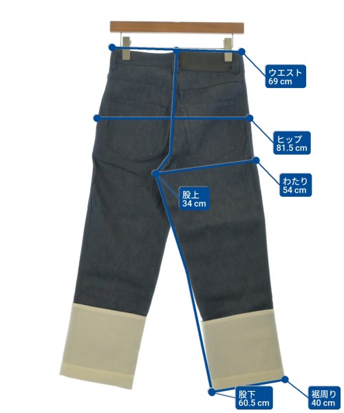 LOEWE（ロエベ）デニムパンツ 紺 サイズ:32(XS位) レディース/2200675463010