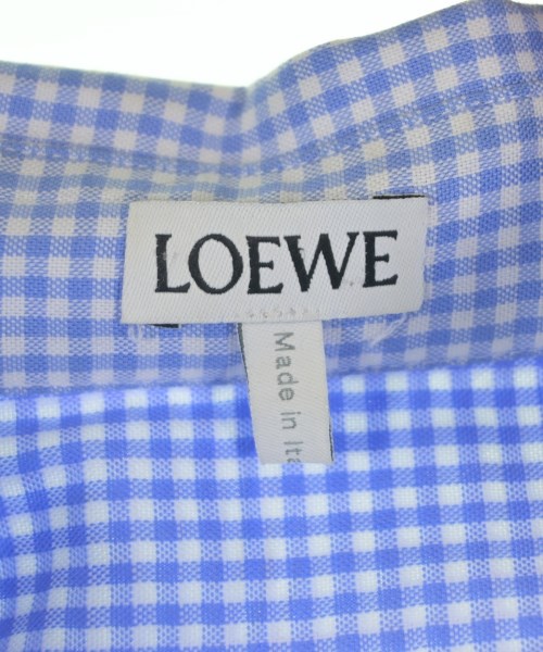 LOEWE（ロエベ）カジュアルシャツ 青 サイズ:39(M位) メンズ/2200676173031