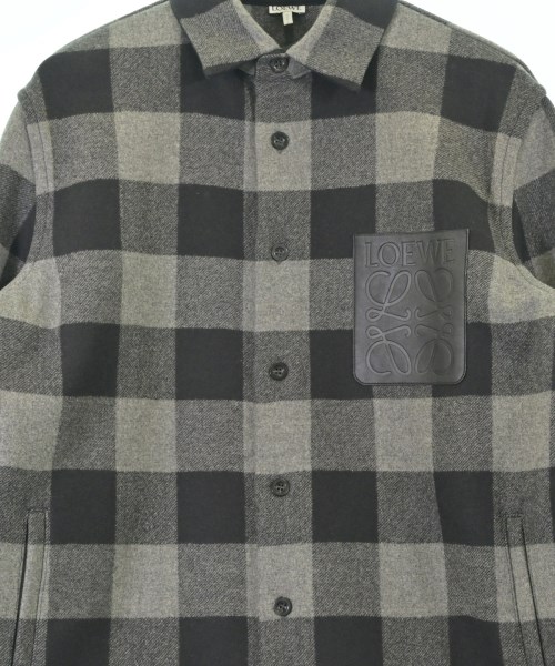 LOEWE（ロエベ）カジュアルシャツ グレー サイズ:46(M位) メンズ/2200674721234