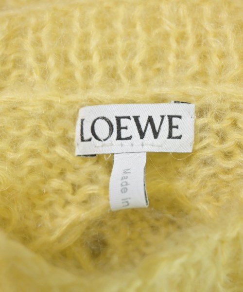 LOEWE（ロエベ）ニット・セーター 黄 サイズ:XS レディース/2200678010389