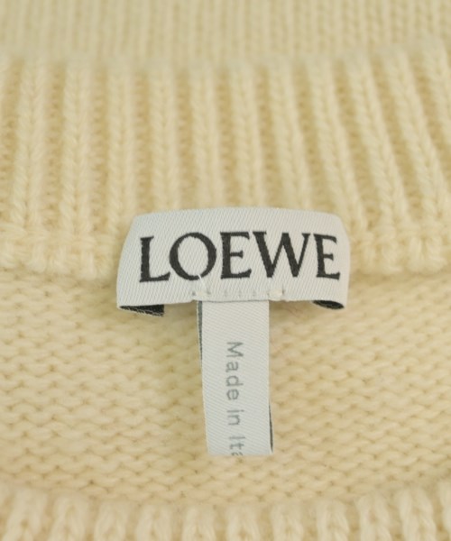 LOEWE（ロエベ）ニット・セーター 白 サイズ:S メンズ/2200675547048