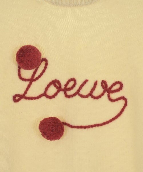 LOEWE（ロエベ）ニット・セーター 白 サイズ:S メンズ/2200675547048