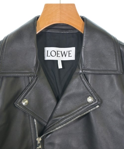 LOEWE（ロエベ）ライダース 黒 サイズ:36(S位) レディース/2200679953043