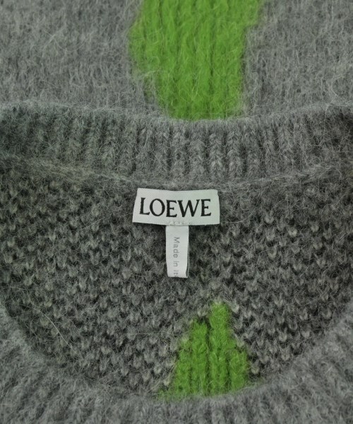 LOEWE（ロエベ）ニット・セーター グレー サイズ:L メンズ/2200678386095