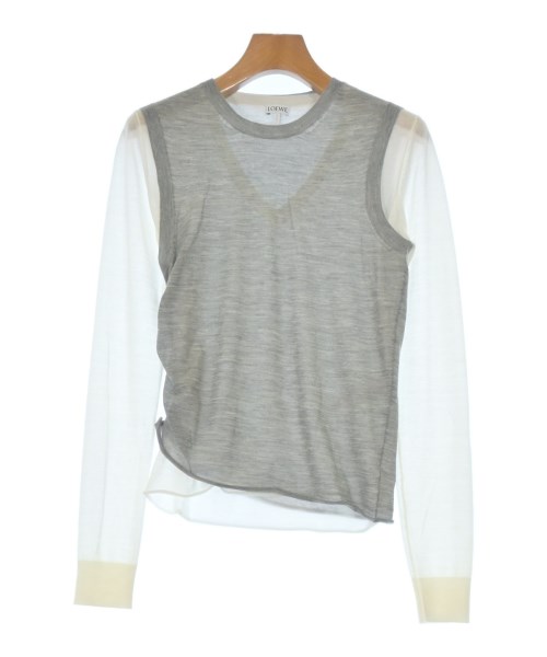 LOEWE(ロエベ)ニット・セーター グレー サイズ:XS/2200677238111