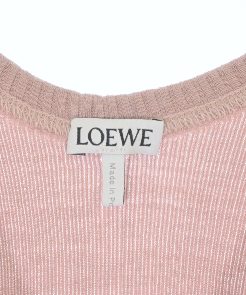 LOEWE（ロエベ）タンクトップ ピンク サイズ:S レディース/2200677238142